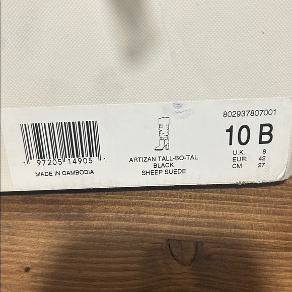 Lauren Ralph Lauren Over the Knee Black leather Boots new in box size 10 - Picture 10 of 11